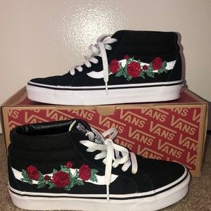 Rose Thorns Hightop Vans
